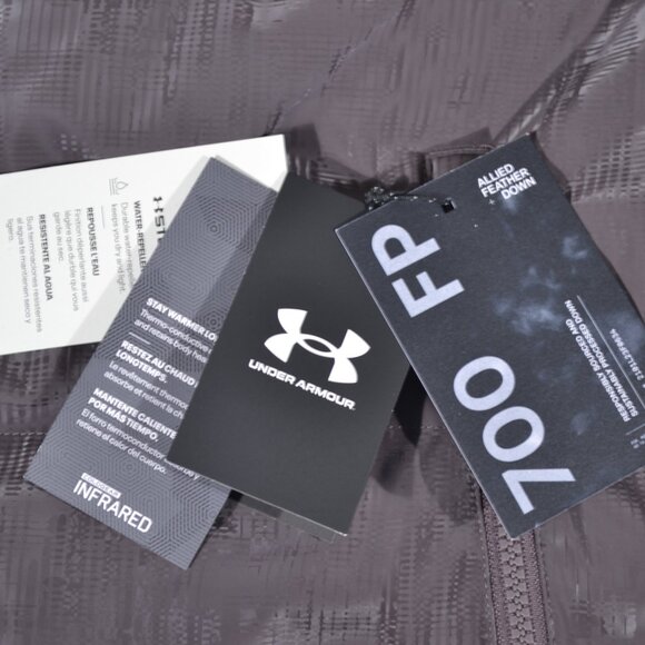 NWT UNDER ARMOUR COLDGEAR DOWN PUFFER JACKET, SMALL - Picture 6 of 14